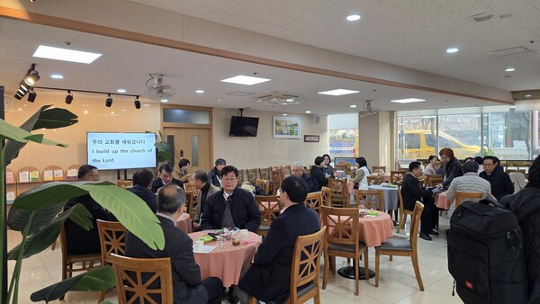 인천성산교회 1층에 마련된 교제 공간
